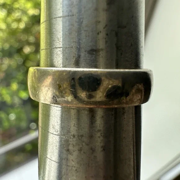 Vintage 1970s Avon Perfume Glacé Adjust Locket Ring Bird of Paradise Faux Jade - Picture 7 of 12